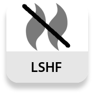 LSHF (Low Smoke Halogen Free): No propaga la llama y es libre de halógenos.
