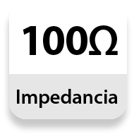 Impedancia: 100Ω