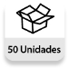 Embalaje completo: 50 unidades