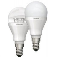 LAMPARA LED TOSHIBA ESFERICA 6 W E-14 180º CLARA 2700K 20000H