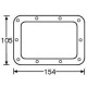 REFUERZO INTERIOR ASA METALICA SOLO PERIMETRO 154 x 101 mm