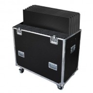 CONTEST FLY6PLTL1, Flightcase para 6 PLTL-1x1 y pies de 1 m