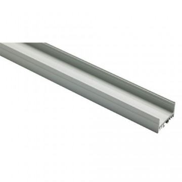 CONTEST TAPEprofil-D, barra aluminio 2 m, 15x24mm para tiras LED