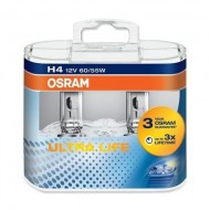 LAMPARA OSRAM 64193 ULT H-4 60/55W 12V P43T. Pack2 uds