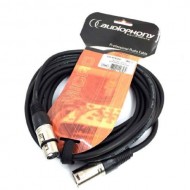 AUDIOPHONY CM/XFXM-6-CABLE MICRO XLR M/XLR 6 metros