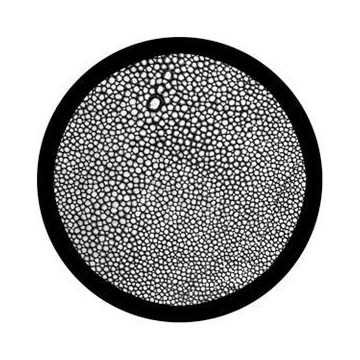 ROSCO GOBO VIDRIO 81127, SNAKESKIN, Blanco y Negro