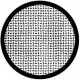 ROSCO GOBO VIDRIO 81131, PLATE WEAVE, Blanco y Negro