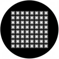 ROSCO GOBO VIDRIO 81137, PYRAMID HIGHLIGHTS, Blanco y Negro