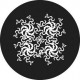 ROSCO GOBO VIDRIO 81143, CHINESE FRACTALS, ByNy Negro