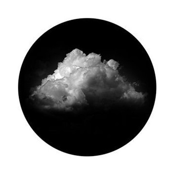 ROSCO GOBO VIDRIO 81185, PERFECT CLOUD, Blanco y Negro