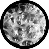 ROSCO GOBO VIDRIO 82202 BUBBLE WARP Blanco y Negroo