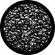 ROSCO GOBO VIDRIO 82207 COFFEE BEANS ByNfé), Blanco y Negro