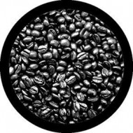 ROSCO GOBO VIDRIO 82207 COFFEE BEANS ByNfé), Blanco y Negro