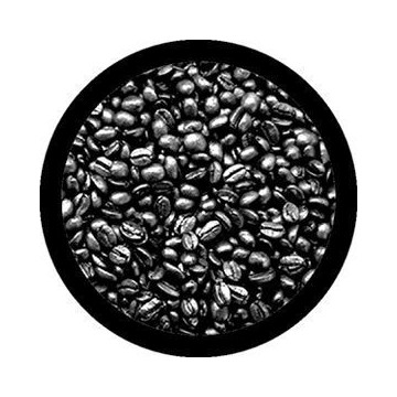 ROSCO GOBO VIDRIO 82207 COFFEE BEANS ByNfé), Blanco y Negro