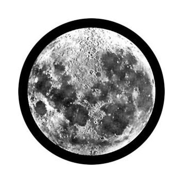 ROSCO GOBO VIDRIO 82700 MOON GLASS Blanco y Negro