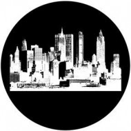 ROSCO GOBO VIDRIO 82734, CITYSCAPE 2, Blanco y Negro