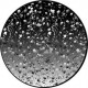 ROSCO GOBO VIDRIO 82750 Organic Bubbles, Blanco yNegro