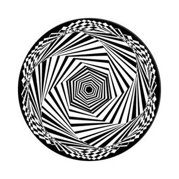ROSCO GOBO VIDRIO 82759, HExSTATIC 1, Blanco y Negro