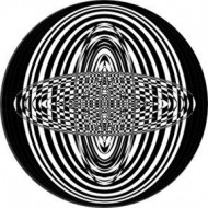 ROSCO GOBO VIDRIO 82763, CIRCULATE 1, Blanco y Negro