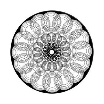 ROSCO GOBO VIDRIO 82771, ETCHER SKETCH 4, ByN Negro