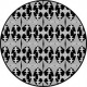 ROSCO GOBO VIDRIO 82772, DIAMOND PATTERN, ByN Negro
