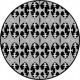 ROSCO GOBO VIDRIO 82772, DIAMOND PATTERN, ByN Negro