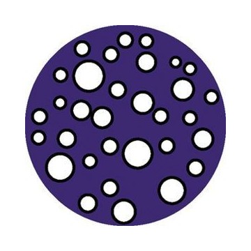 ROSCO GOBO VIDRIO 84416, DOT WARBLE, Color