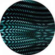 ROSCO GOBO VIDRIO 84424, CYAN TREAD, Color