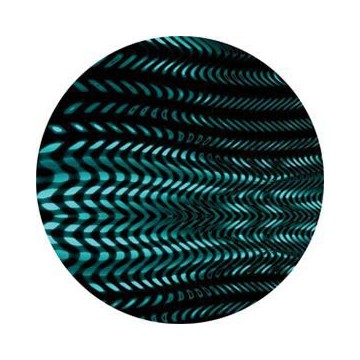 ROSCO GOBO VIDRIO 84424, CYAN TREAD, Color