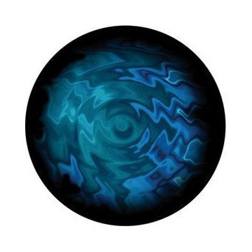 ROSCO GOBO VIDRIO 86736, AQUATIC SWIRLS, Color