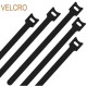 PROCAB VELCRO PARA CABLES NEGRO 12x150mm Pack 10uds