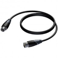 PROCAB CABLE DMX 5P XLR MACHO-DMX 5P XLR HEMBRA 3m