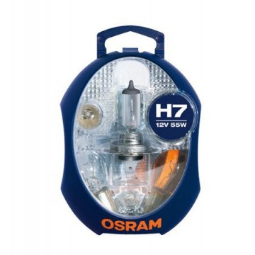 LAMPARA OSRAM CLK H7 12V ESTUCHE CON 6 LAMPARAS)