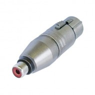 ADAPTADOR XLR 3 HEMBRA/RCA HEMBRA NEUTRIK NA2FPMF
