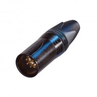 NEUTRIK CONECTOR XLR 7P. MACHO AEREO NEGRO NC7MXX-B