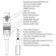 PROCAB CABLE DMX 3P HEMBRA-DMX 5P MACHO 0,25 mNEUTRIK