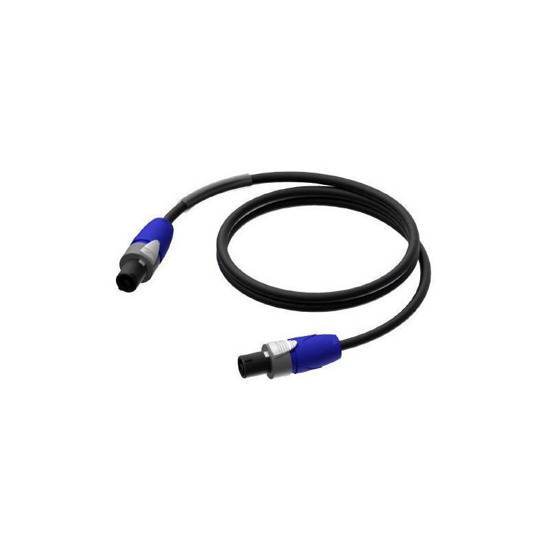 Cable de altavoz profesional, conector macho de 2 polos a conector macho de  2 polos - azul 3 met - DJMania
