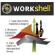 CHAQUETA WORK SHELL COLOR NEGRO