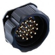 SOCAPEX CONECTOR 19 CONTACTOS MACHO CHASIS NEGRO SERIE 419AR