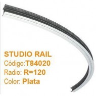 DOUGHTY STUDIO RAIL CURVO R-120 color plata