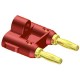 PROCAB CONECTOR BANANA ROJO