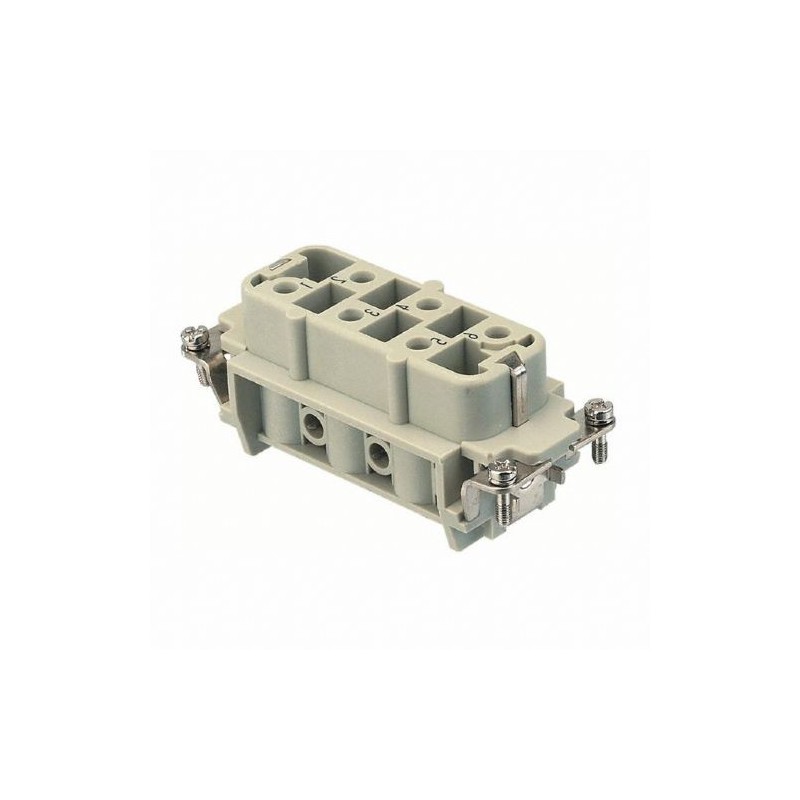 Contacto Hembra De 6 Polos 35A Harting 09310062701 Harting