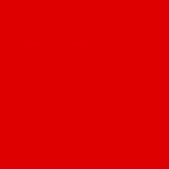 E-COLOUR 106 PRIMARY RED Hoja de 1.22 x 0.53 m ROSCO