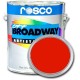 PINTURA OFF BROADWAY FIRE RED, 3,8 Litros ROSCO