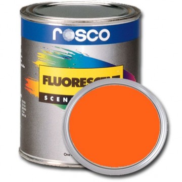 PINTURA FLUORESCENTE NARANJA 0.96 Litros Rosco