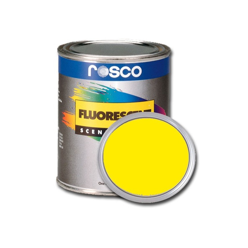 PINTURA FLUORESCENTE AMARILLO 0.96 Litros Rosco - Siluj