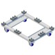 ADMIRAL COMBO DOLLY STRONG CARRO PARA TRANSPORTEDE TRUSS CON 4 RUEDAS DE FRENO