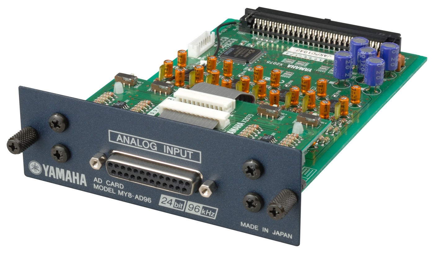 YAMAHA TARJETA INTERFAZ 8 IN ANALOG. 24 BIT MY8-AD