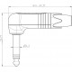 CONECTOR JACK MONO PARA INSTRUMENTO Neutrik