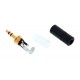 CONECTOR MINI JACK 3,5 mm ESTEREO MACHO AEREO NEUTRIK